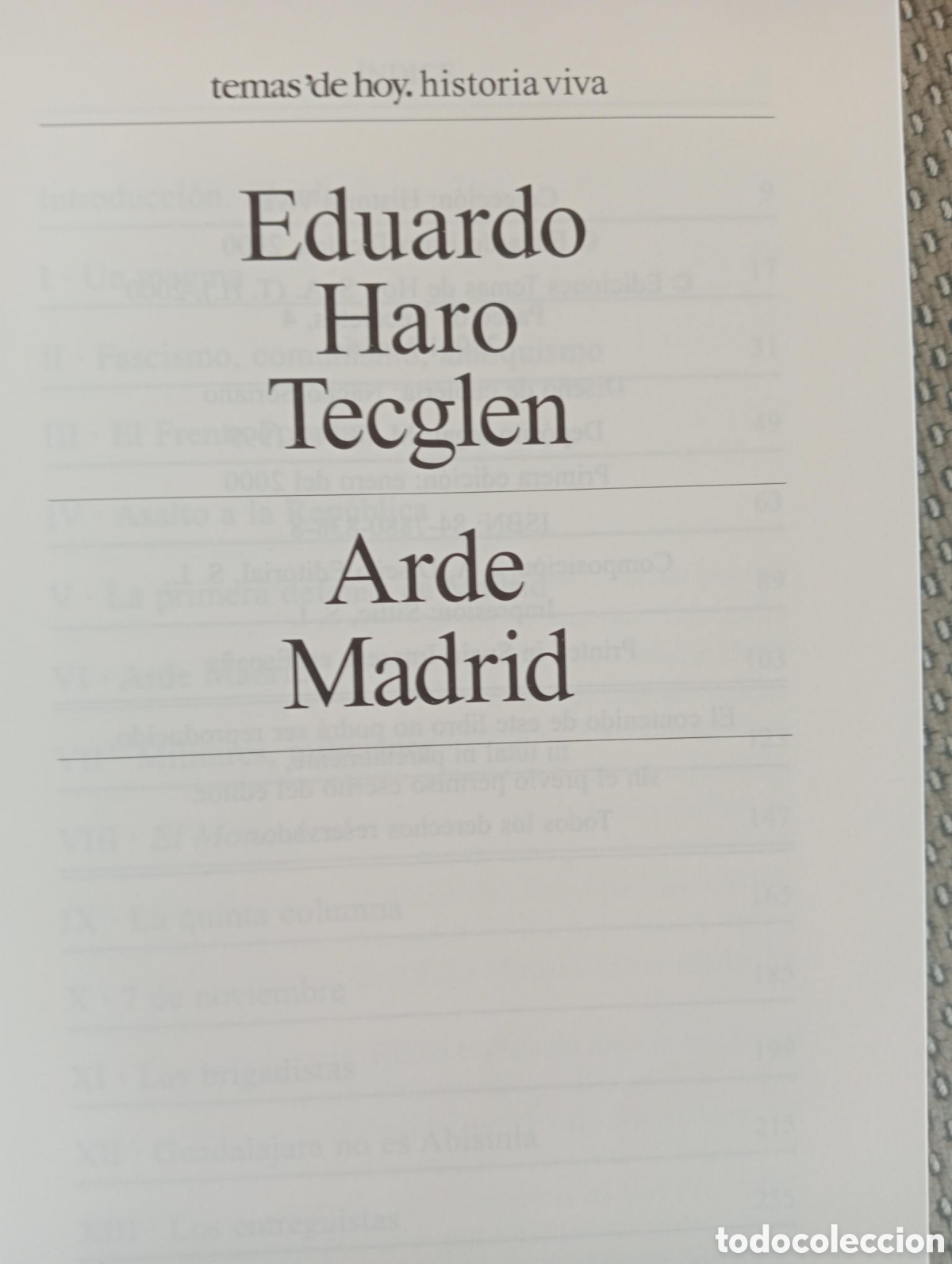 Libros de segunda mano: Arde Madrid / Eduardo Haro Tecglen - Foto 2
