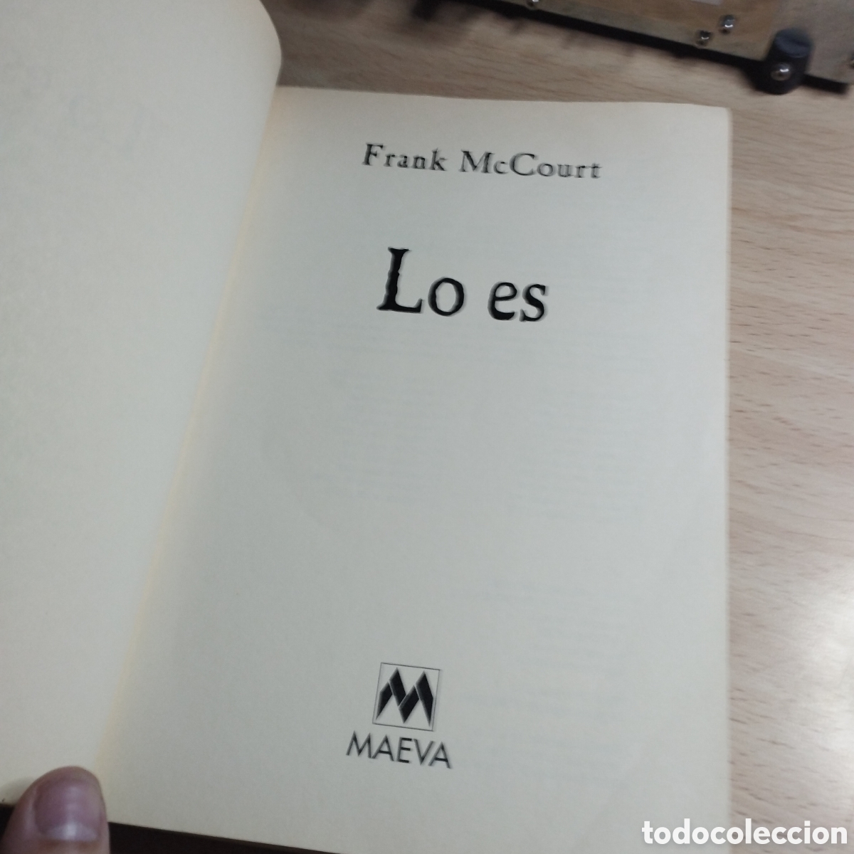 Libros de segunda mano: Lo es. Frank McCourt. 2000. Maeva. - Foto 5
