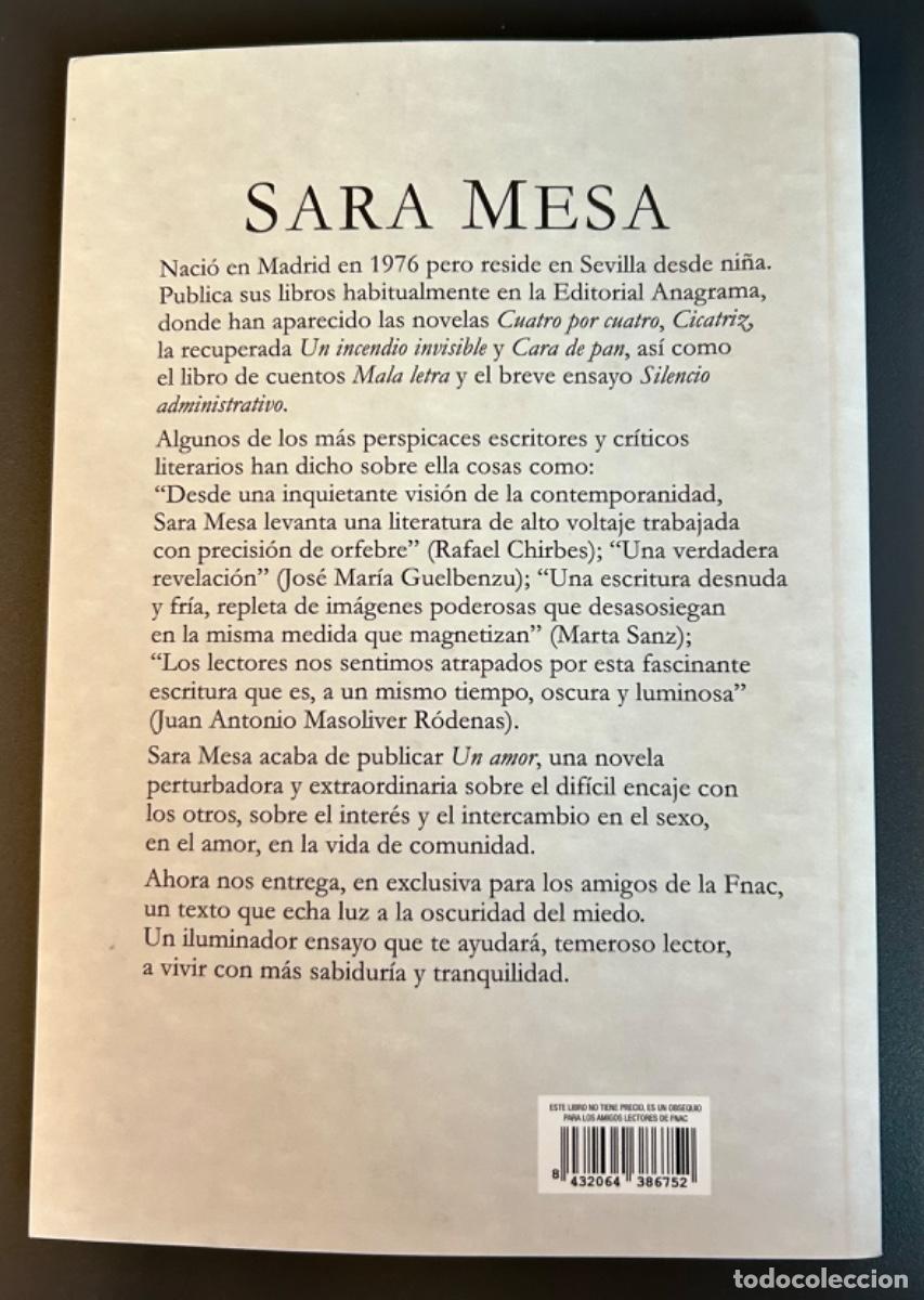 Libros de segunda mano: Sara Mesa - Perder el miedo - Foto 2