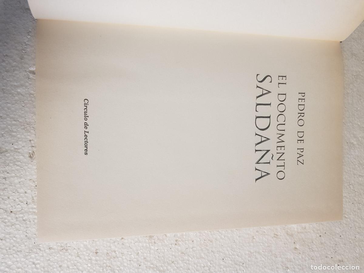 Libros de segunda mano: El documento salda&ntilde;a - Pedro de Paz - Foto 3