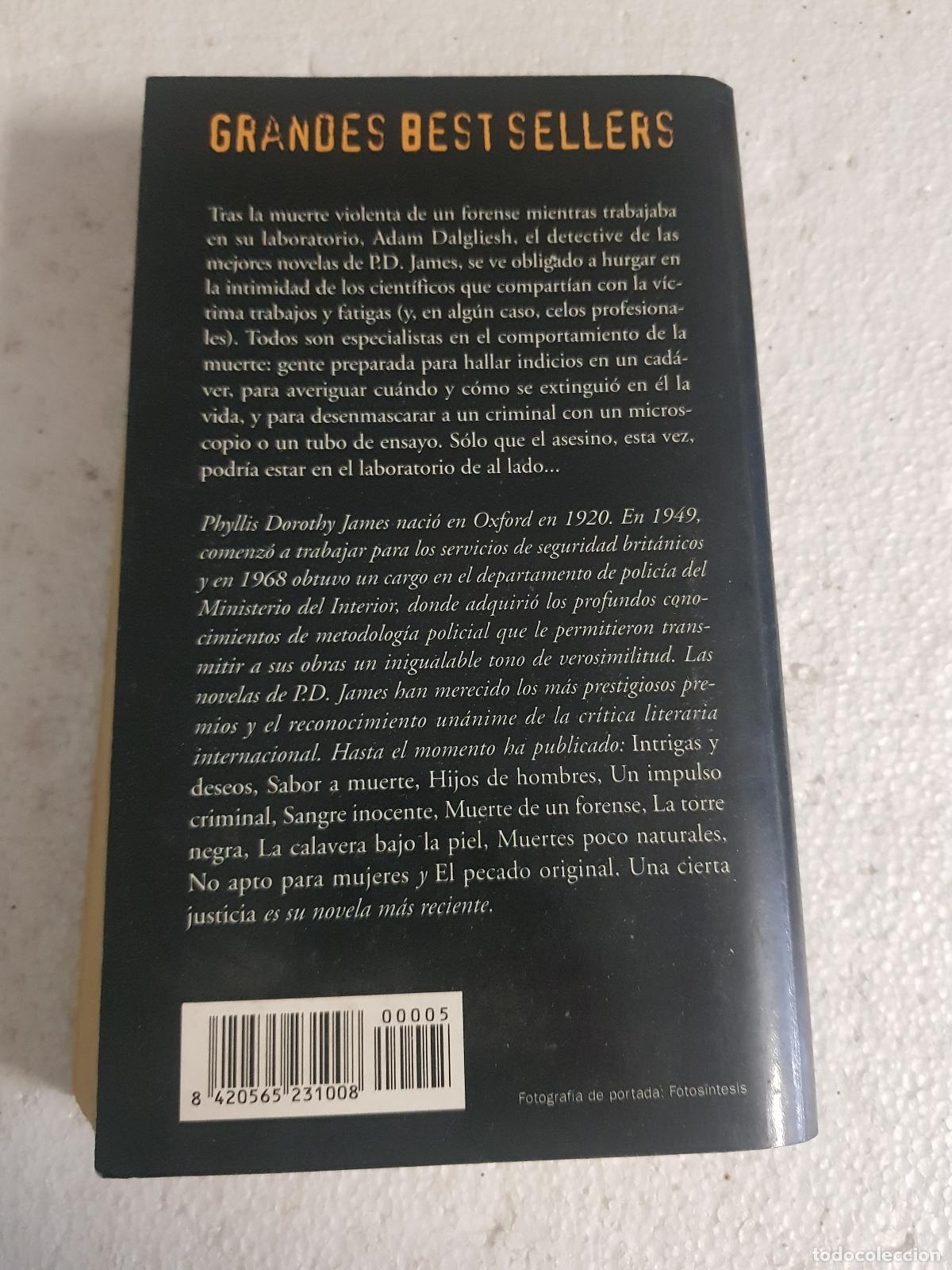 Libros de segunda mano: Muerte de un forense - P. D. James - Foto 5