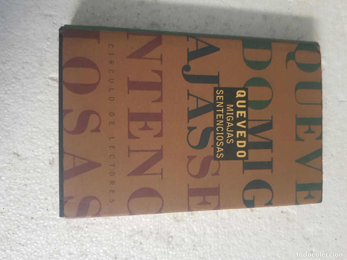 Libros de segunda mano: Migajas sentenciosas - Quevedo - Foto 1
