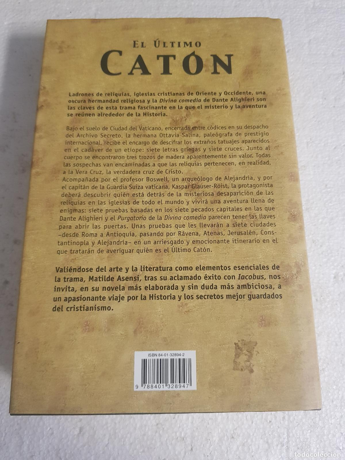 Libros de segunda mano: El &uacute;ltimo cat&oacute;n - Matilde Asensi - Foto 4