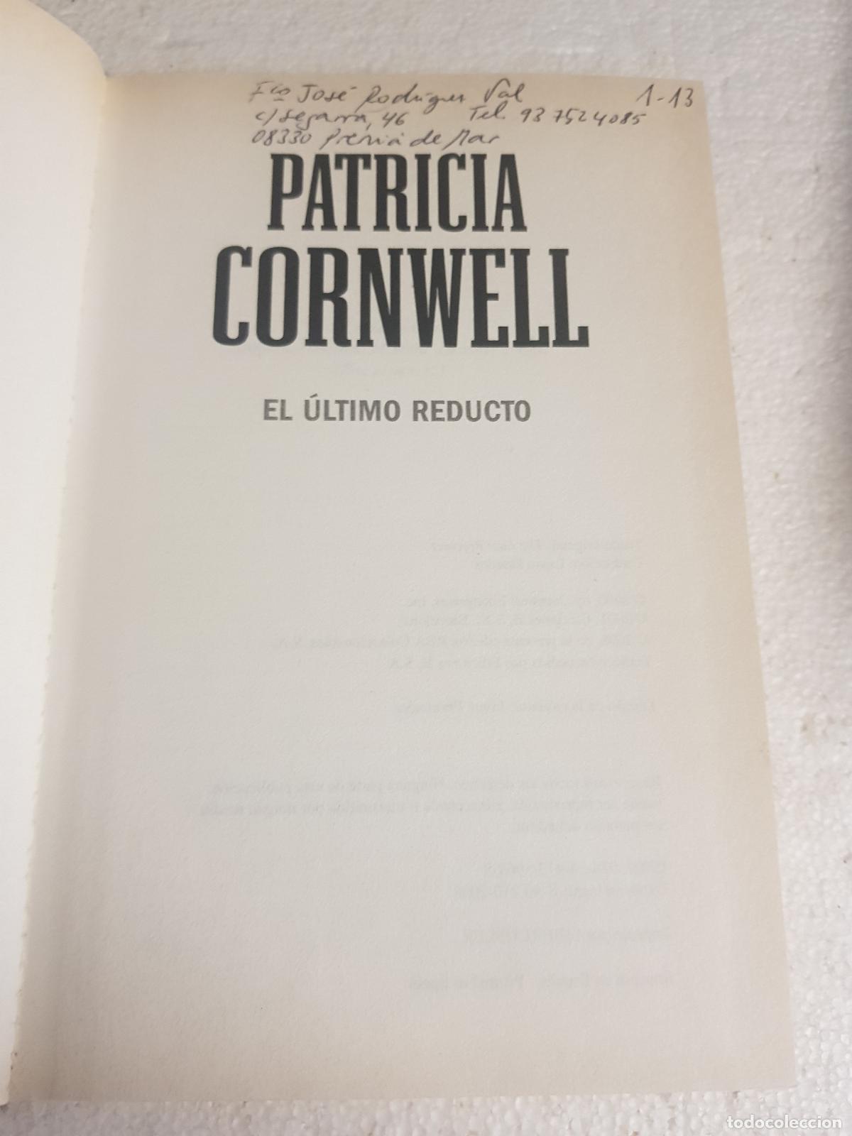 Libros de segunda mano: El &uacute;ltimo reducto - Patricia Cornwell - Foto 5