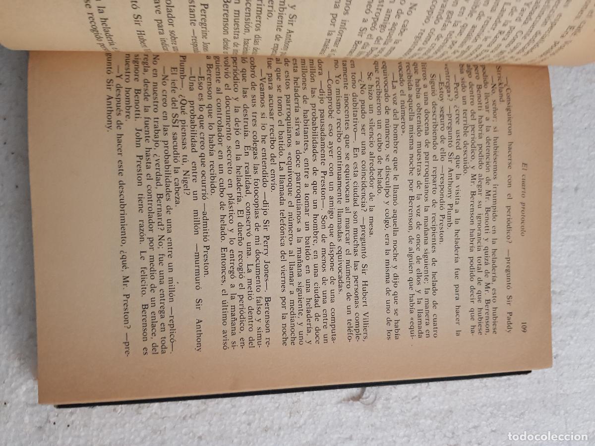 Libros de segunda mano: El cuarto protocolo - Frederick Forsyth - Foto 3