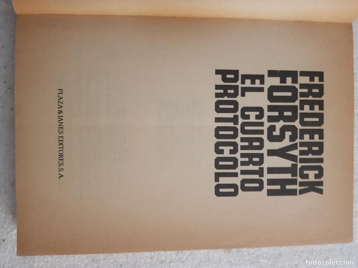 Libros de segunda mano: El cuarto protocolo - Frederick Forsyth - Foto 6