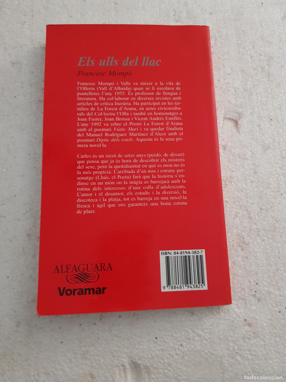 Libros de segunda mano: Els ulls del llac - Francesc Momp&oacute; - Foto 4