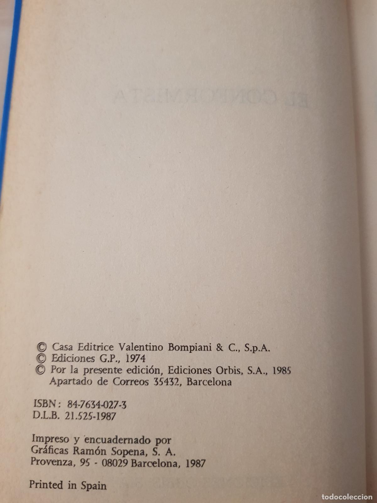 Libros de segunda mano: El conformista - Alberto Moravia - Foto 4