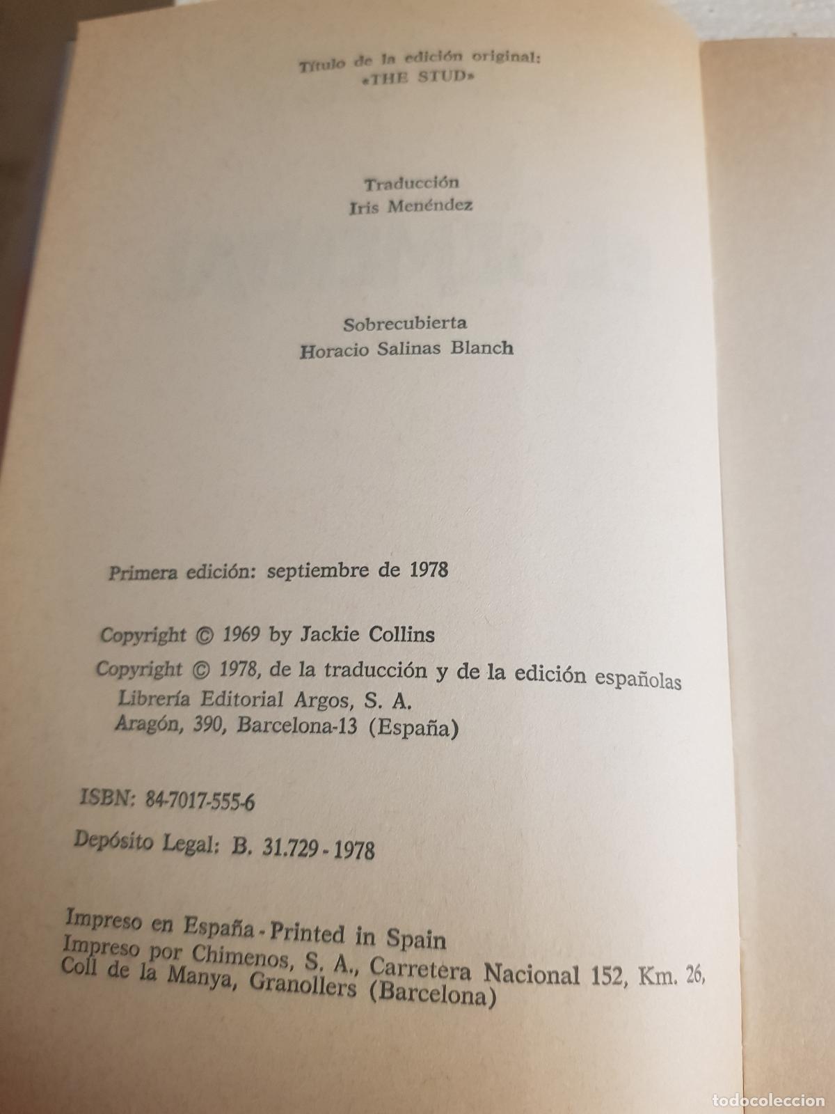 Libros de segunda mano: El semental - Jackie Collins - Foto 5