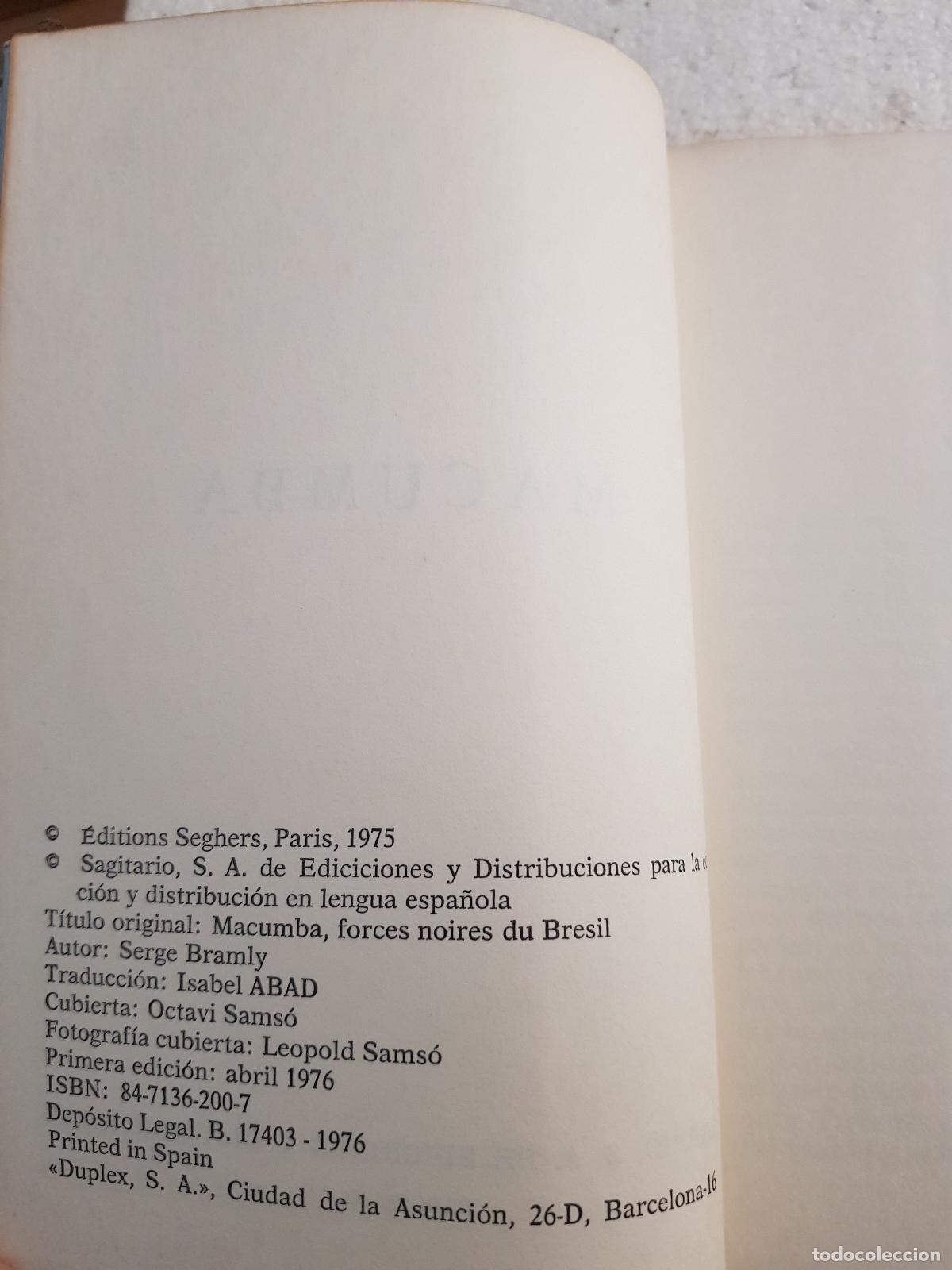 Libros de segunda mano: Macumba poder de la magia negra - Foto 5