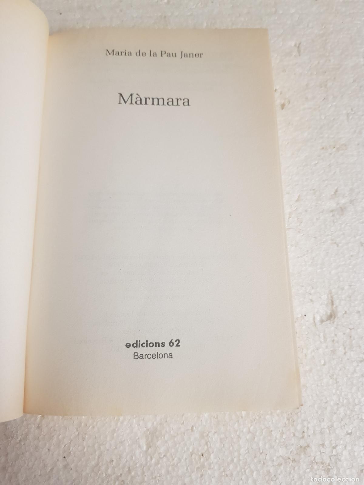 Libros de segunda mano: M&agrave;rmara - Maria de la Pau Janer - Foto 5