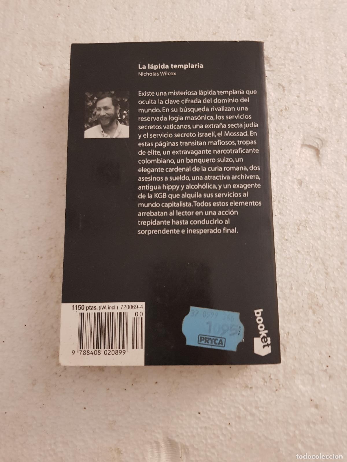 Libros de segunda mano: La l&aacute;pida templaria - Nicholas Wilcox - Foto 4