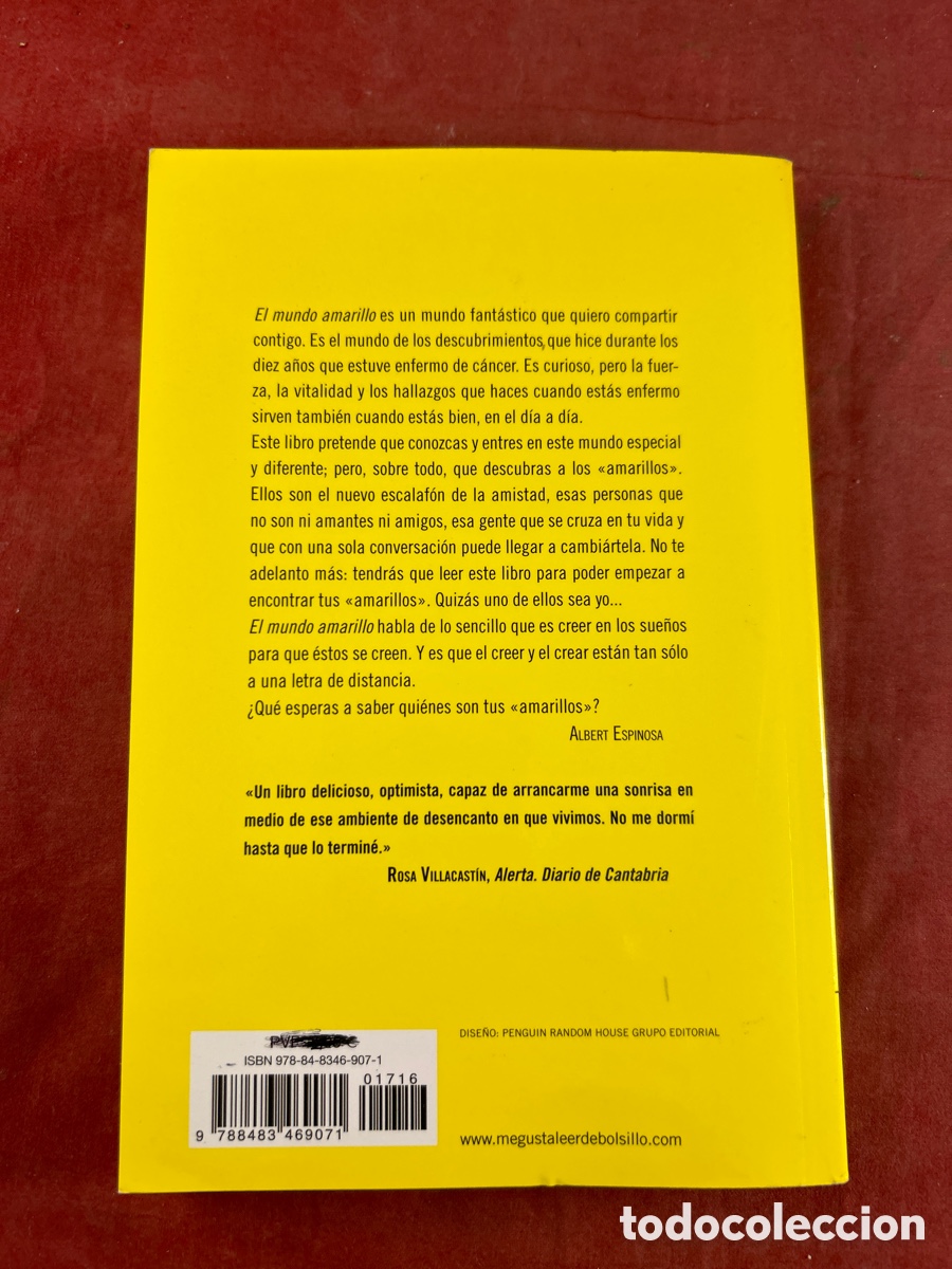 Libros de segunda mano: Albert Espinosa. El mundo amarillo - Foto 2