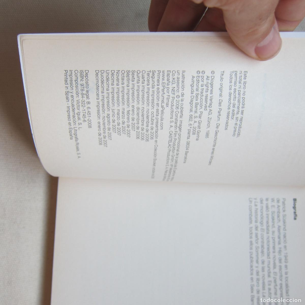 Libros de segunda mano: EL PERFUME - PATRICK SUSKIND (BOOKET) NOVELA - Foto 5