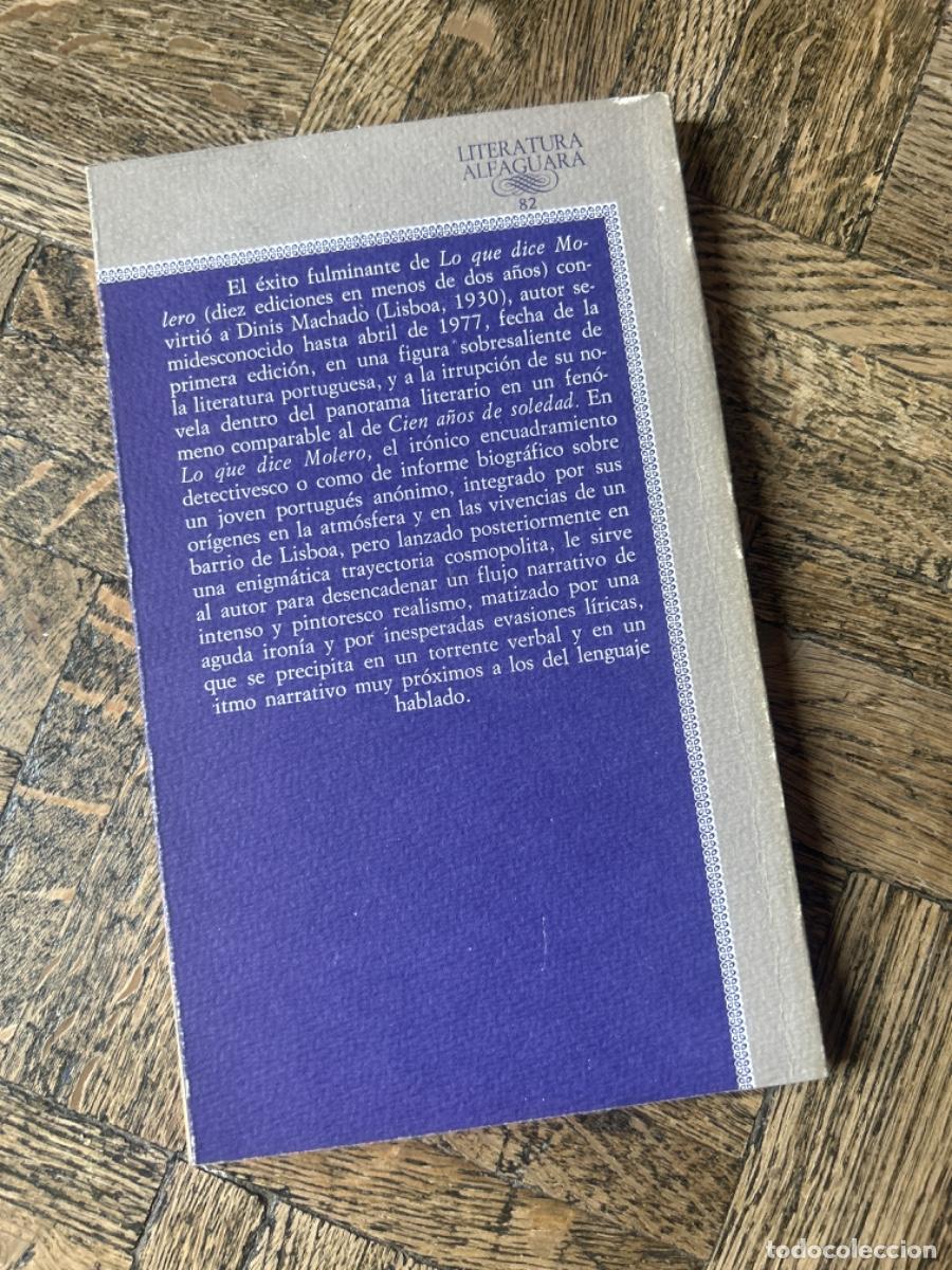 Libros de segunda mano: Lo que dice Molero - Dinis Machado - Foto 4