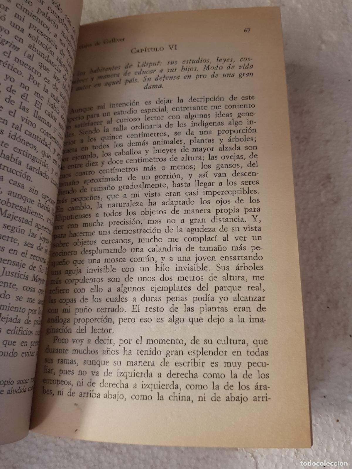 Libros de segunda mano: Los viajes de Gulliber - Jonathan Swift - Foto 3