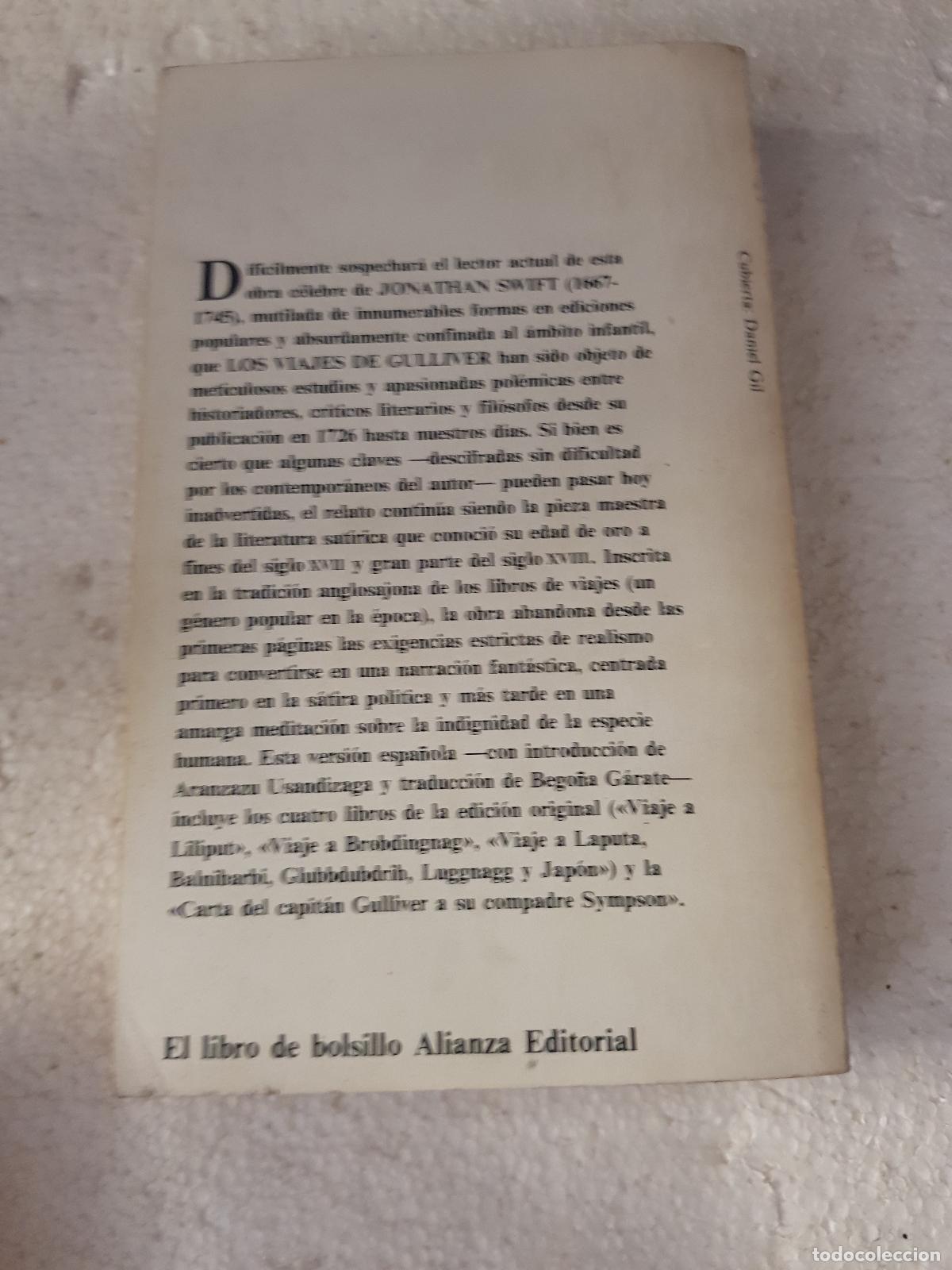 Libros de segunda mano: Los viajes de Gulliber - Jonathan Swift - Foto 4