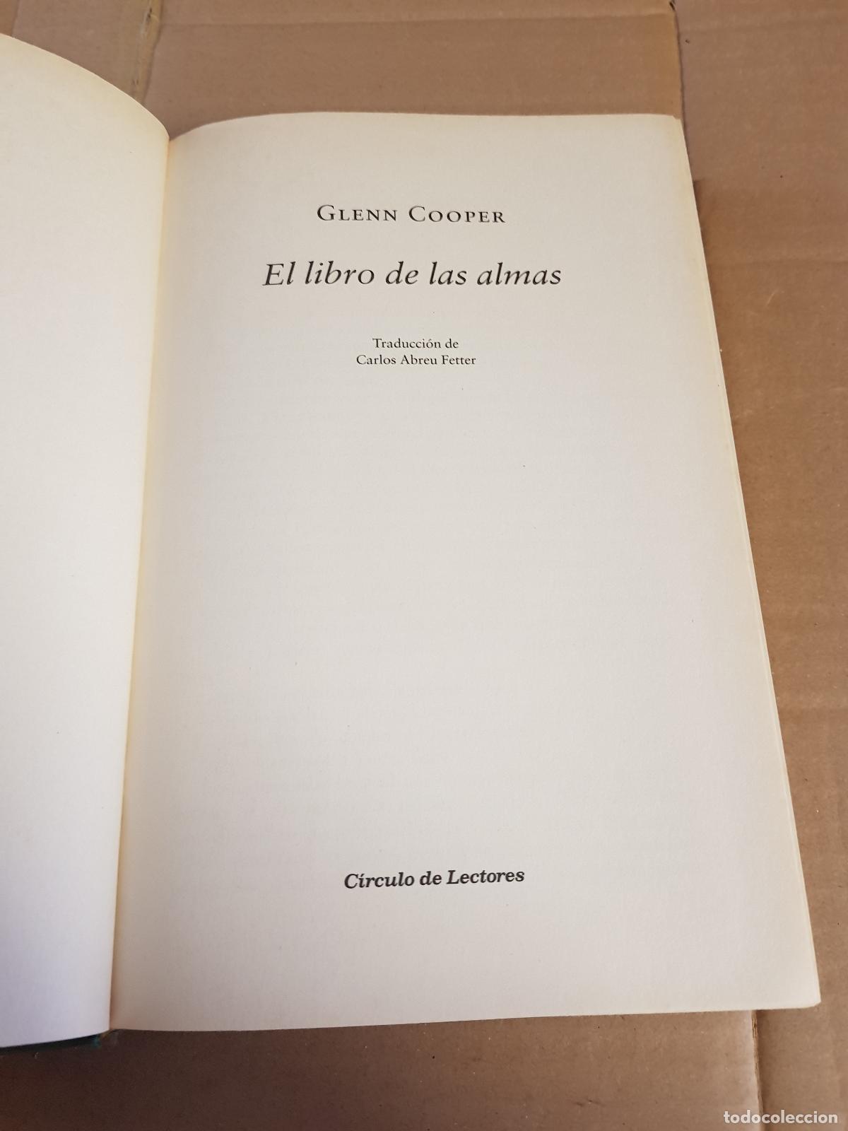 Libros de segunda mano: El libro de las almas - Glenn Cooper - Foto 4