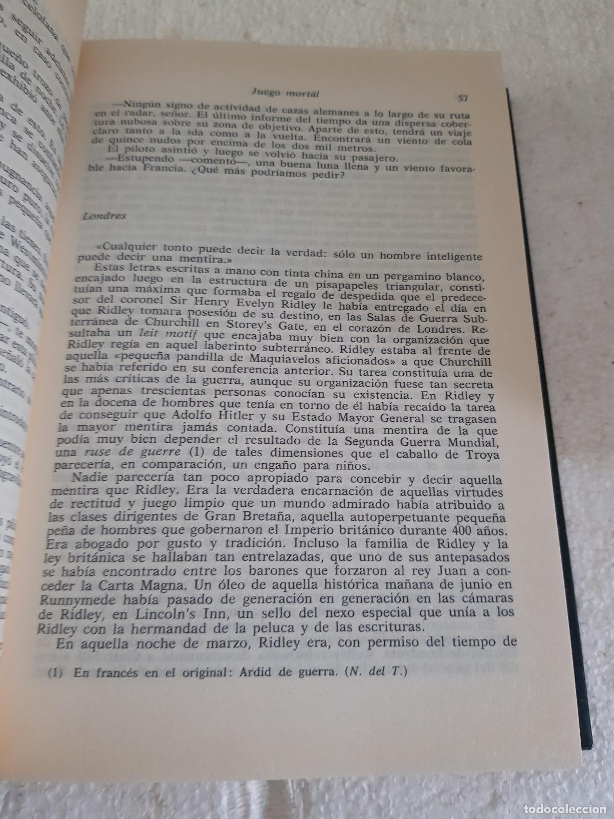 Libros de segunda mano: Juego Mortal - Larry collins - Foto 4