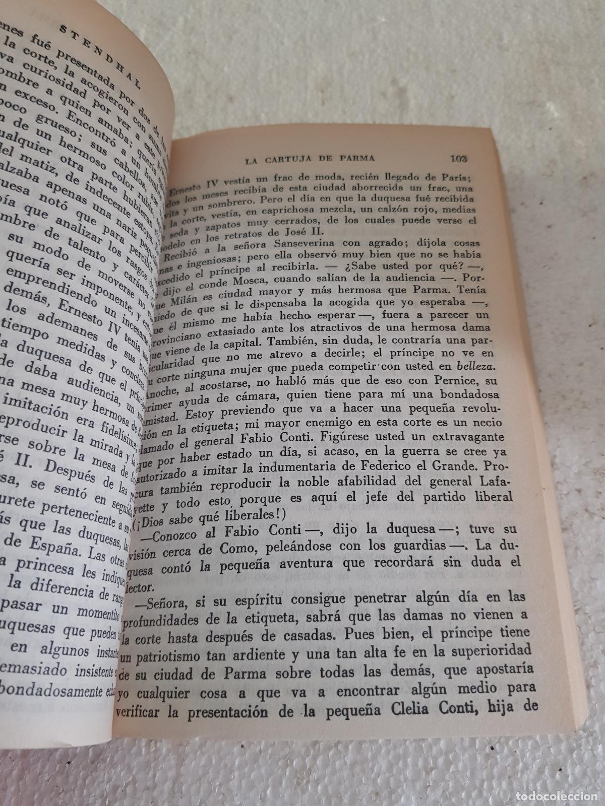 Libros de segunda mano: La cartuja de parma - Stendhal - Foto 5