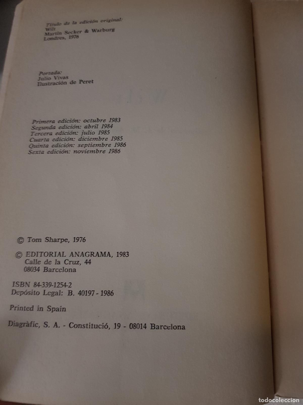 Libros de segunda mano: Wilt - Tom Sharpe - Foto 5