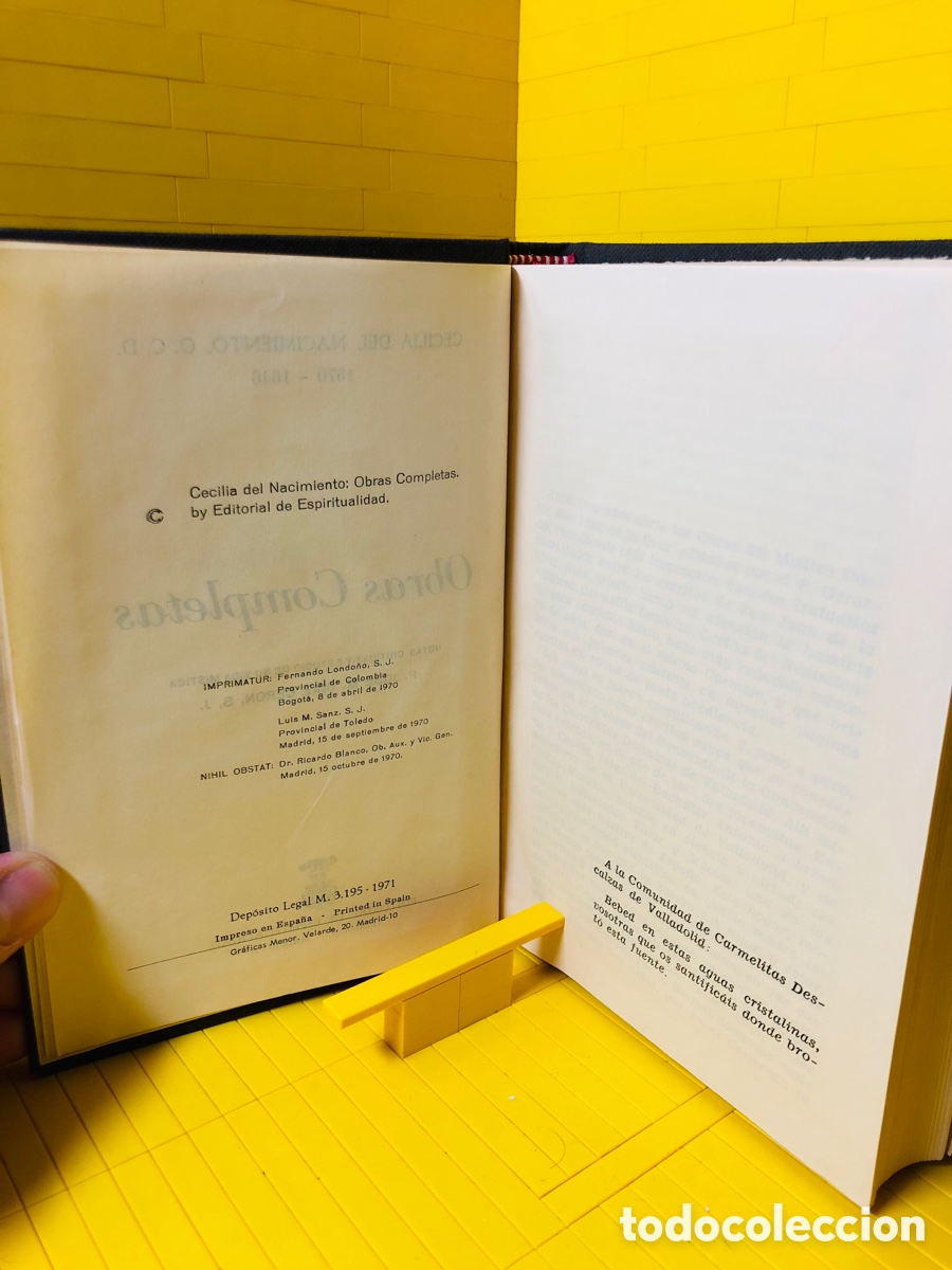 Libros de segunda mano: OBRAS COMPLETAS ● MADRE CEC&Iacute;LIA ● E.D.E. ● 1971 ● - Foto 4