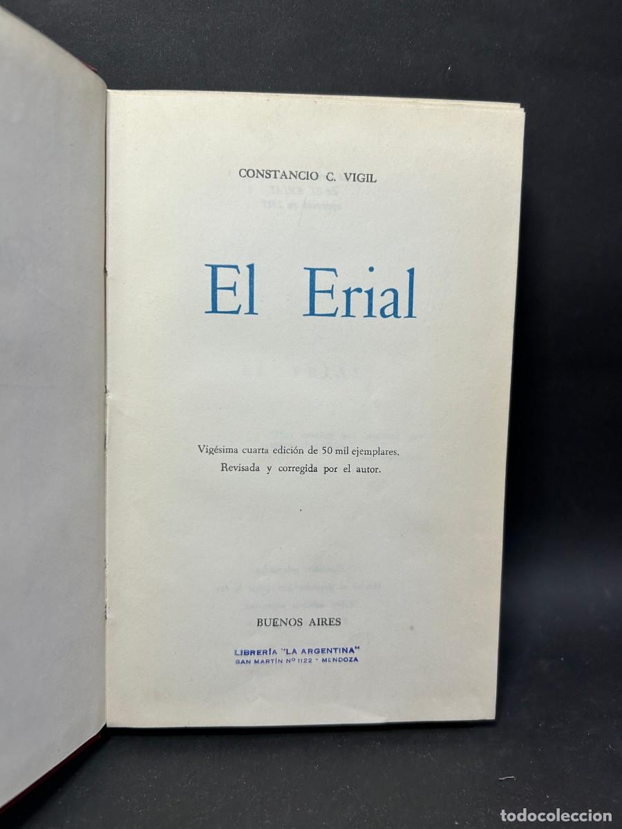 Libros de segunda mano: CONSTANCIO C. VIGIL - EL ERIAL - 1951 - Foto 1