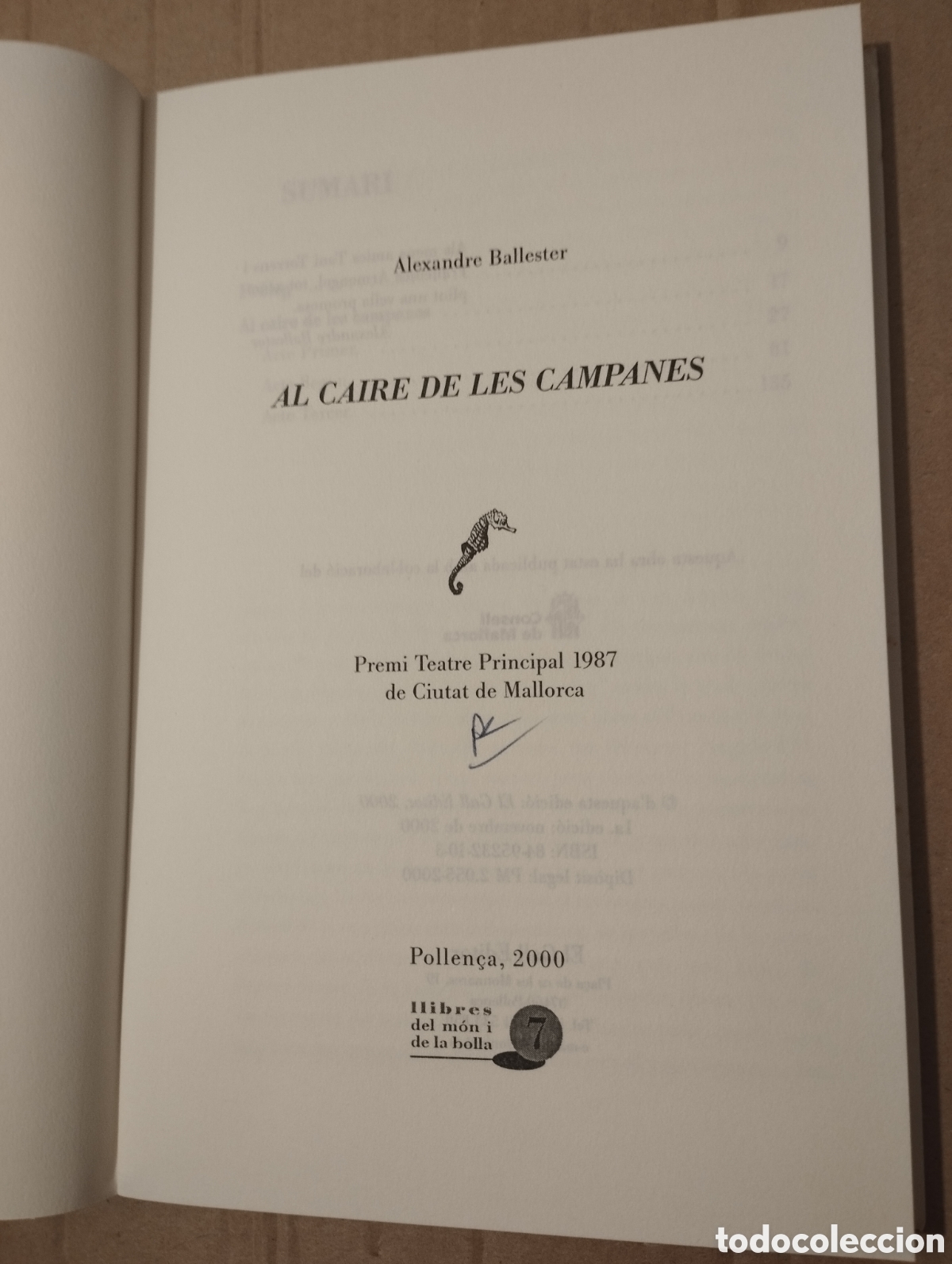 Libros de segunda mano: AL CAIRE DE LES CAMPANES (ALEXANDRE BALLESTER) - Foto 2