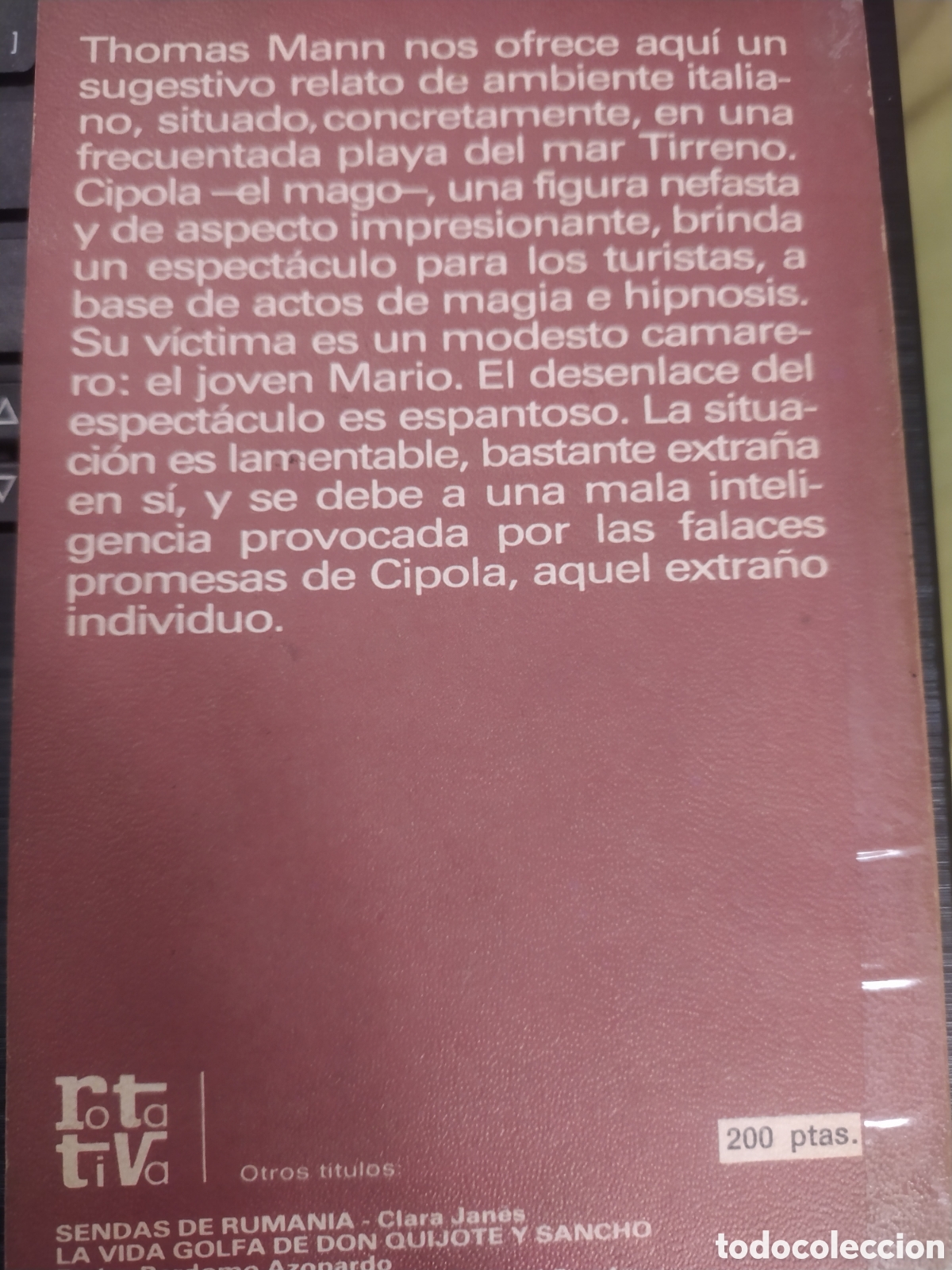 Libros de segunda mano: Mario y el mago Thomas Mann - Foto 2