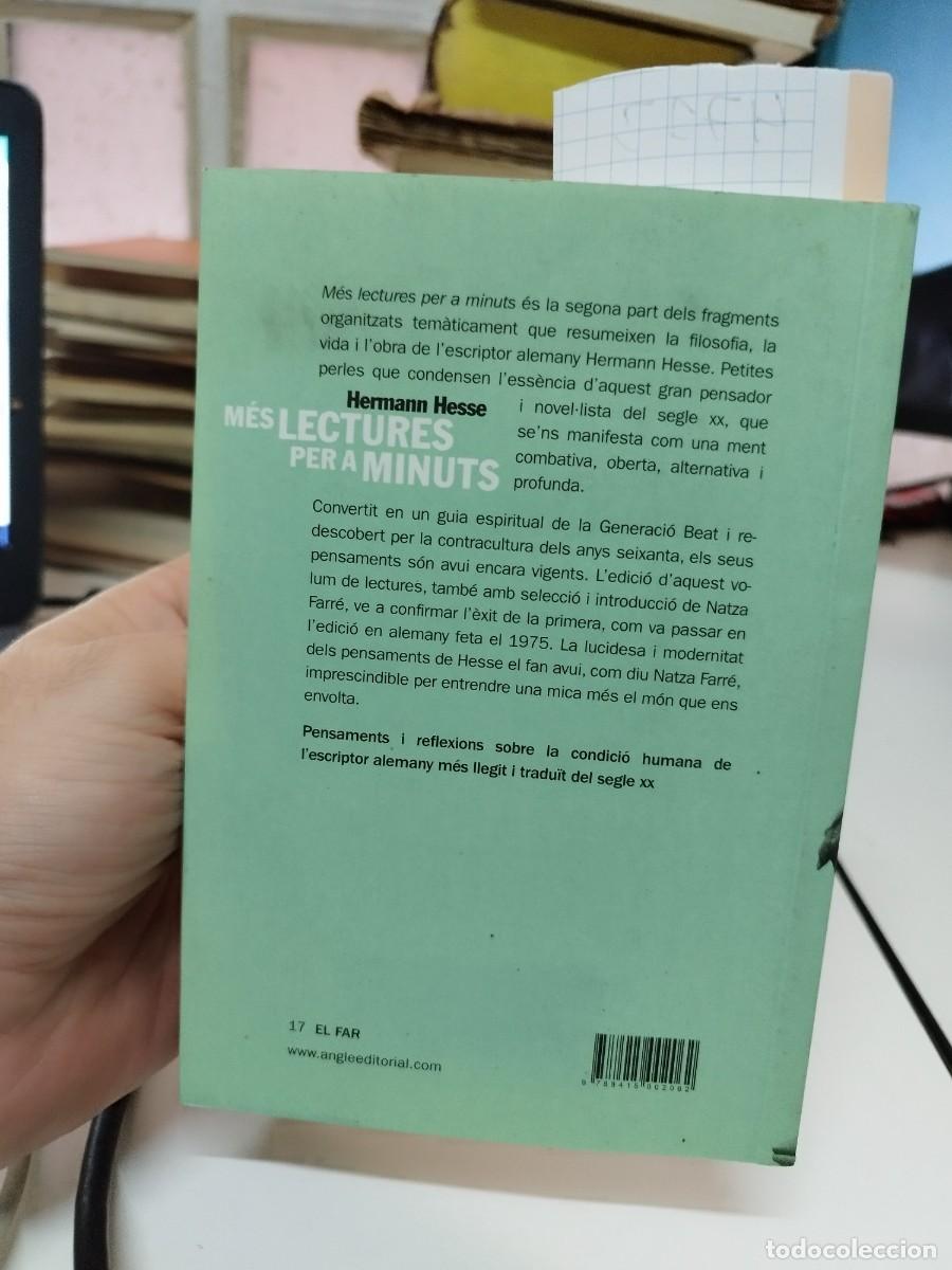 Libros de segunda mano: Hermann Hesse - M&eacute;s lectures per a minuts - Foto 4