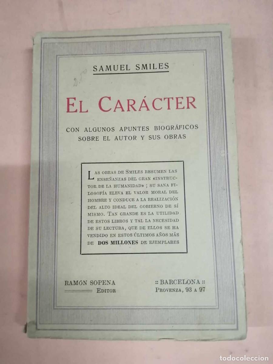 Libros de segunda mano: EL CARACTER (SAMUEL SMILES) - Foto 1