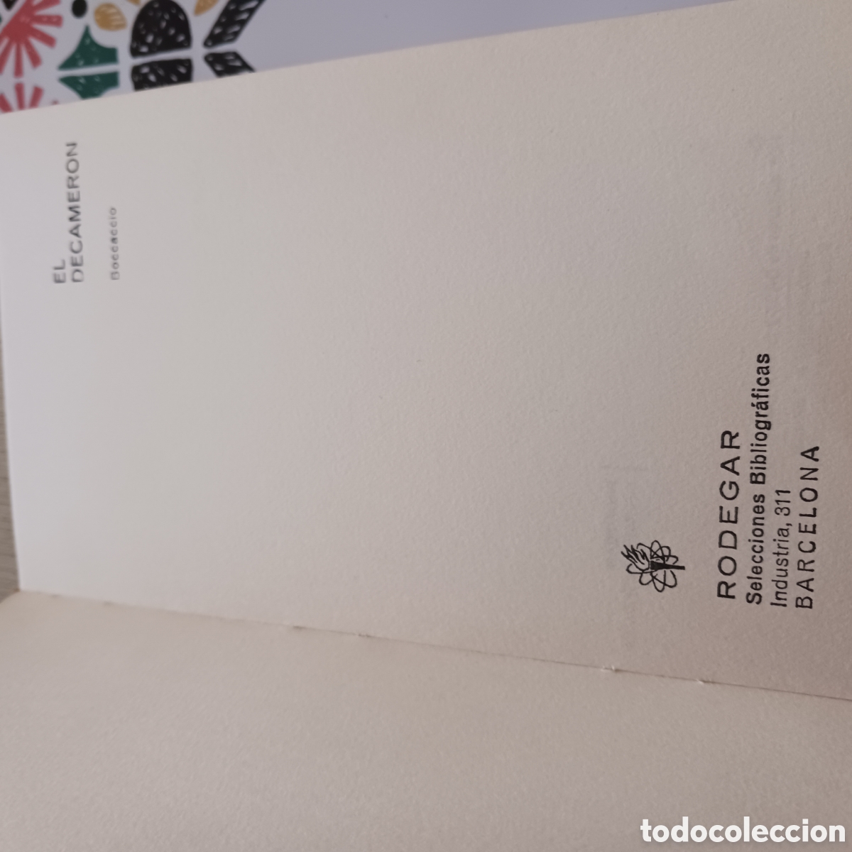 Libros de segunda mano: El Decameron de Boccaccio - Foto 3