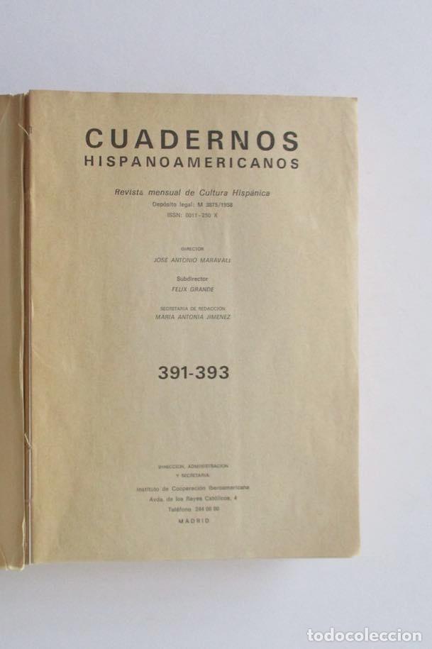 Libros de segunda mano: CUADERNOS HISPANOAMERICANOS - Foto 2
