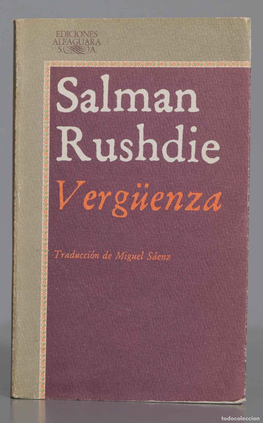 Libros de segunda mano: Verg&uuml;enza. RUSHIDE. 1985 - Foto 1