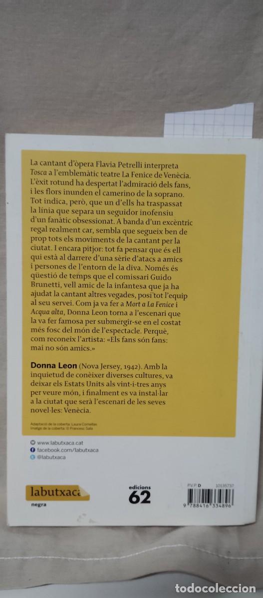 Libros de segunda mano: Sang o amor [Donna Leon] - Foto 2