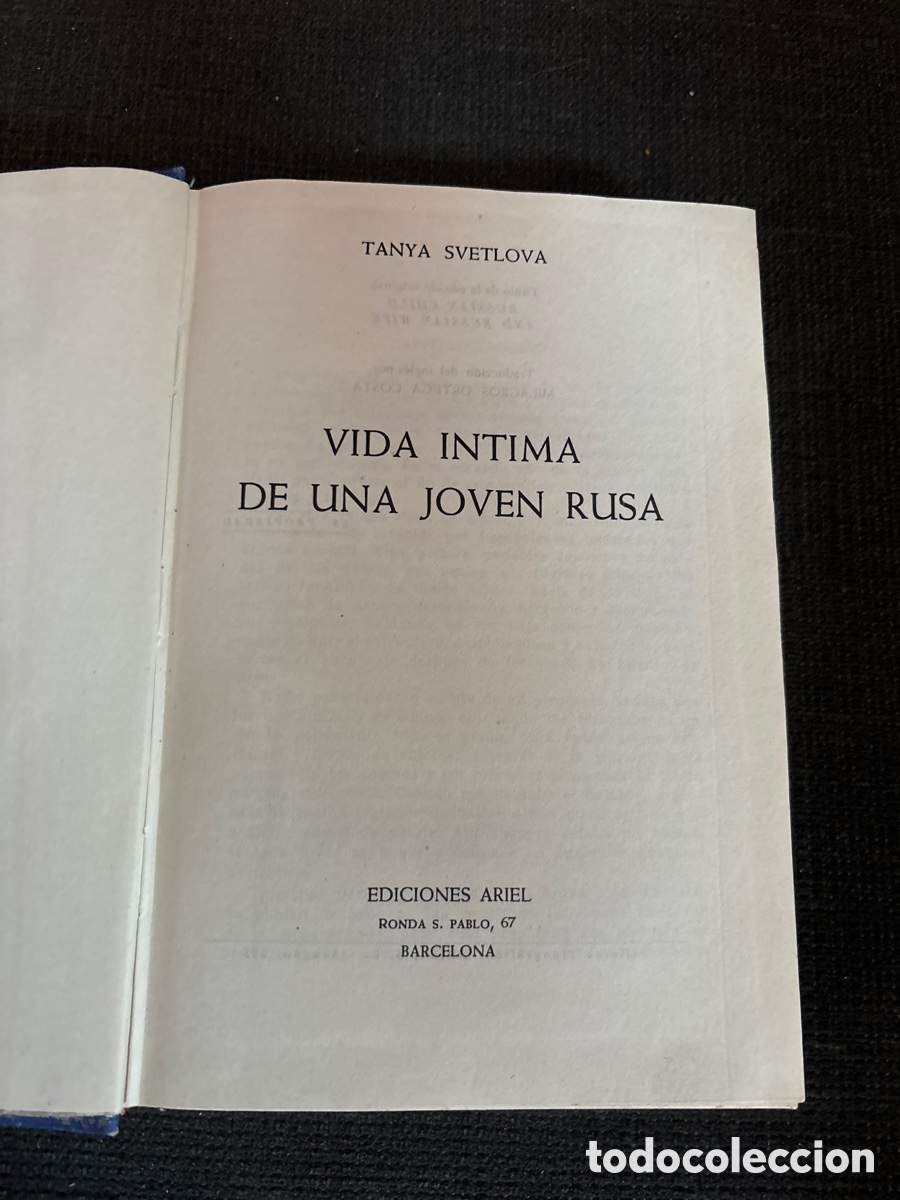 Libros de segunda mano: Vida &iacute;ntima de una joven rusa - Foto 4