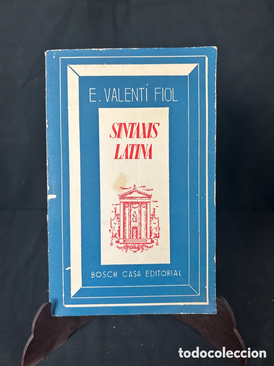 Libros de segunda mano: Sintaxis Latina - E Valent&iacute;n fiol - Foto 1