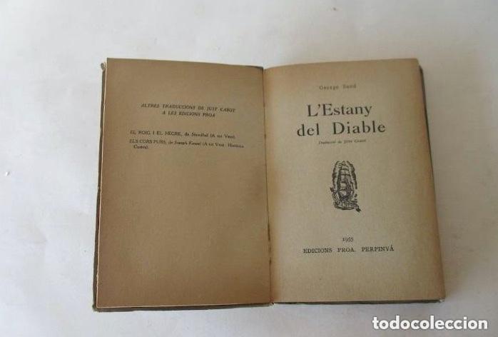 Libros de segunda mano: LESTANY DEL DIABLE - GEORGE SAND - Foto 2