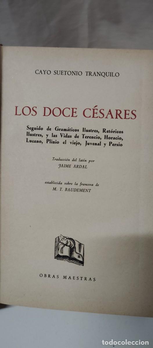 Libros de segunda mano: LOS DOCE C&Eacute;SARES..... - Foto 3