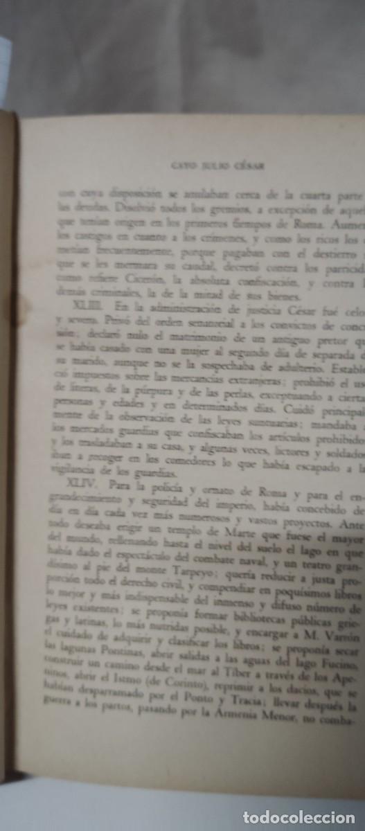 Libros de segunda mano: LOS DOCE C&Eacute;SARES..... - Foto 4