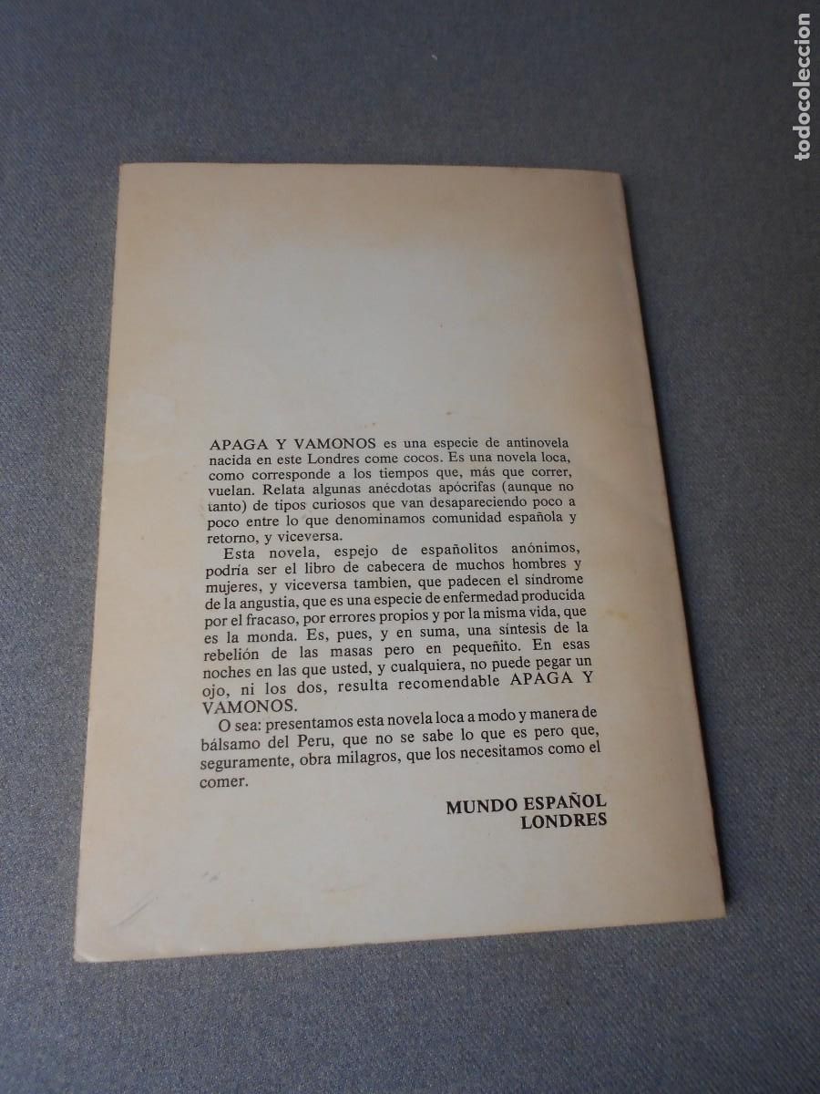 Libros de segunda mano: APAGA Y VAMONOS....... - Foto 4