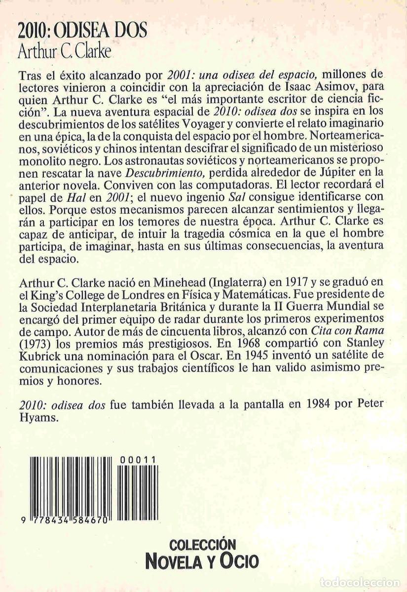 Libros de segunda mano: 2010: Odisea Dos. Arthur C. Clarke. 1986 - Foto 2