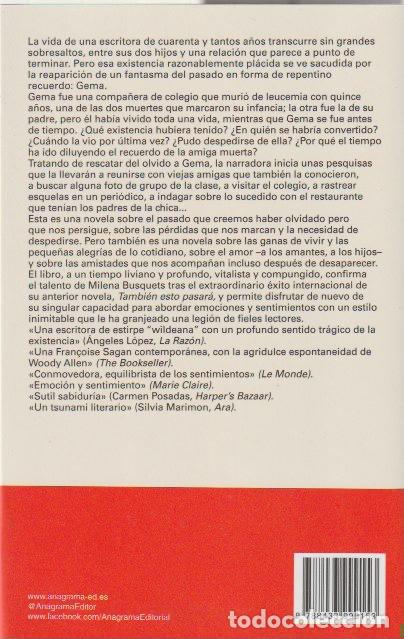 Libros de segunda mano: Gema / Milena Busquets - Foto 2