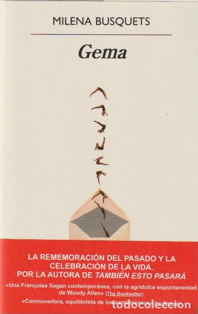 Libros de segunda mano: Gema / Milena Busquets - Foto 1