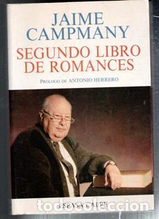 Libros de segunda mano: Segundo libro de romances, Jaime Campnany - Foto 1