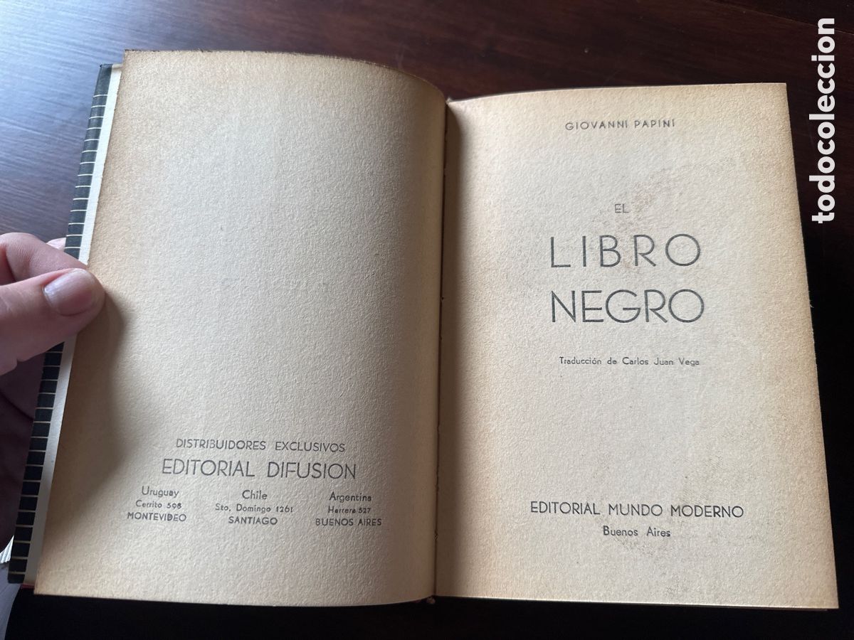 Libros de segunda mano: GIOVANNI PAPINI : EL LIBRO NEGRO (1952) - Foto 4