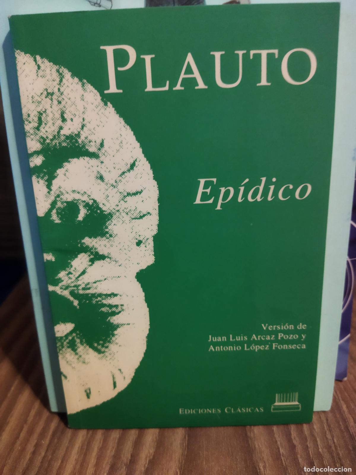 Libros de segunda mano: Epidico Plauto ediciones cl&aacute;sicas - Foto 1