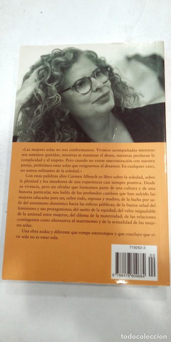 Libros de segunda mano: Solas Carmen Alborch - Foto 2