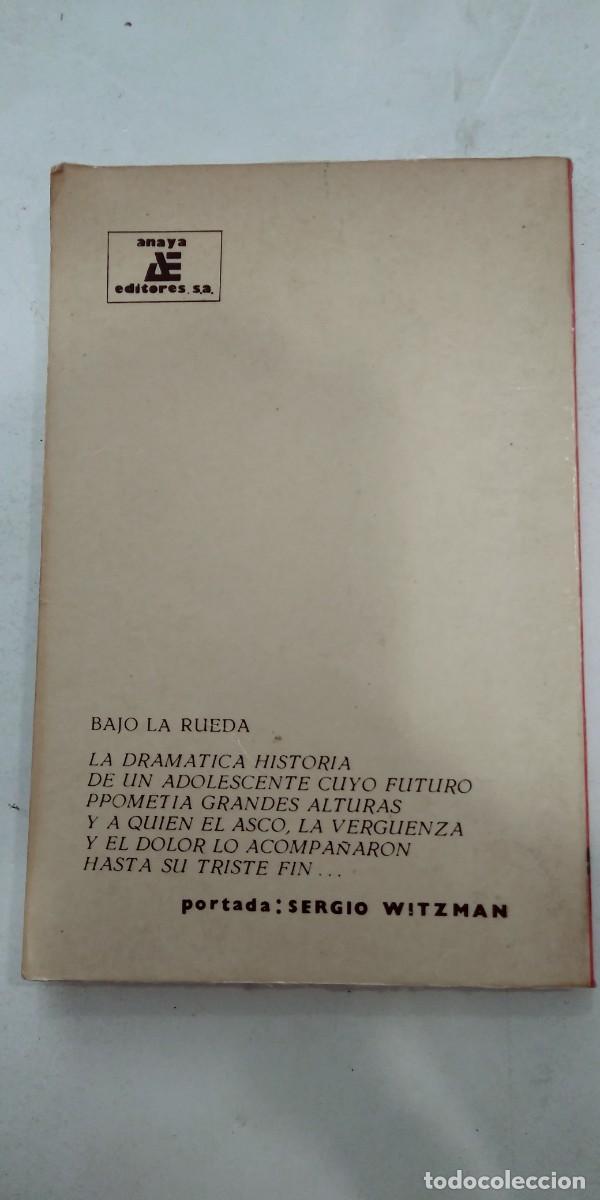 Libros de segunda mano: Bajo la rueda Hermann Hesse - Foto 2