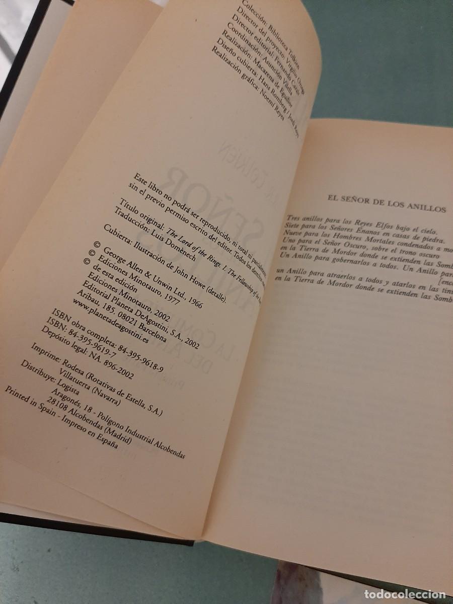 Libros de segunda mano: LOTE EL SE&Ntilde;OR DE LOS ANILLOS - Foto 15